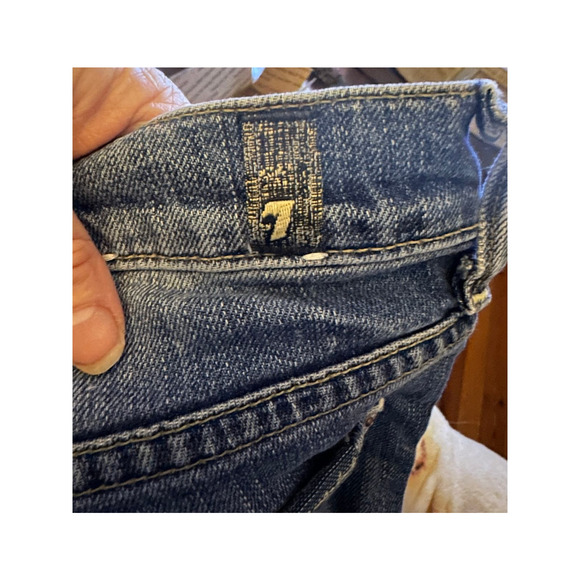 7 for All Mankind Roxanne Midrise Denim Ankle Jeans Sz 26 - Picture 15 of 15